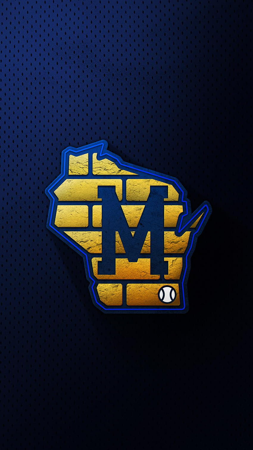 Made A Brick State Themed Logo As A Phone : Brewers, Milwaukee Brewers HD phone wallpaper