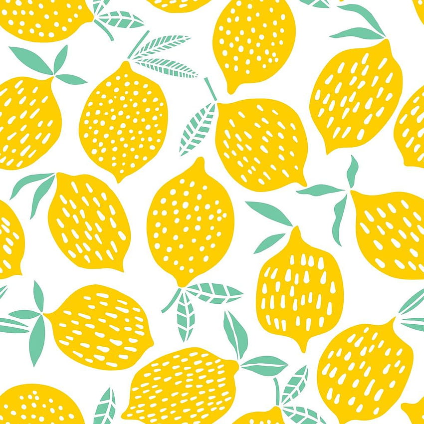 Cover Your Home In Paper Part II: 22 Lemon Options, Lemon Print HD phone wallpaper