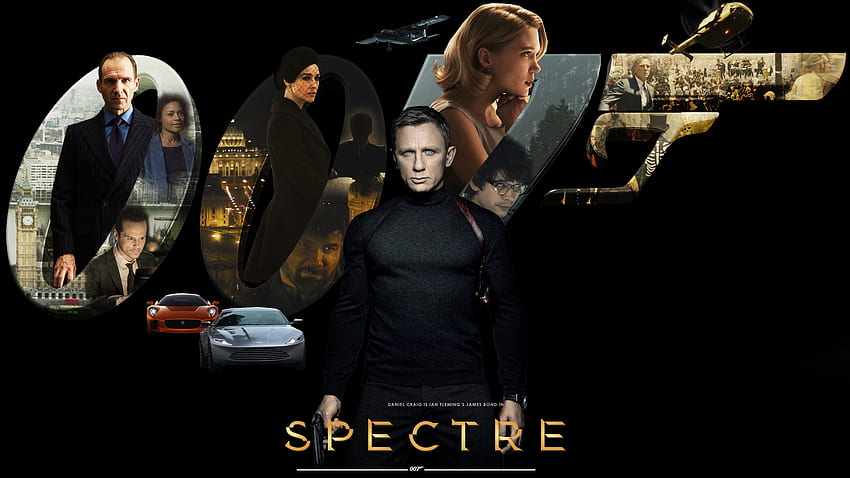 ボンド、ジェームズ・ボンド、スペクター映画、エージェント 007、ダニエル・クレイグ、007 スペクター 高画質の壁紙