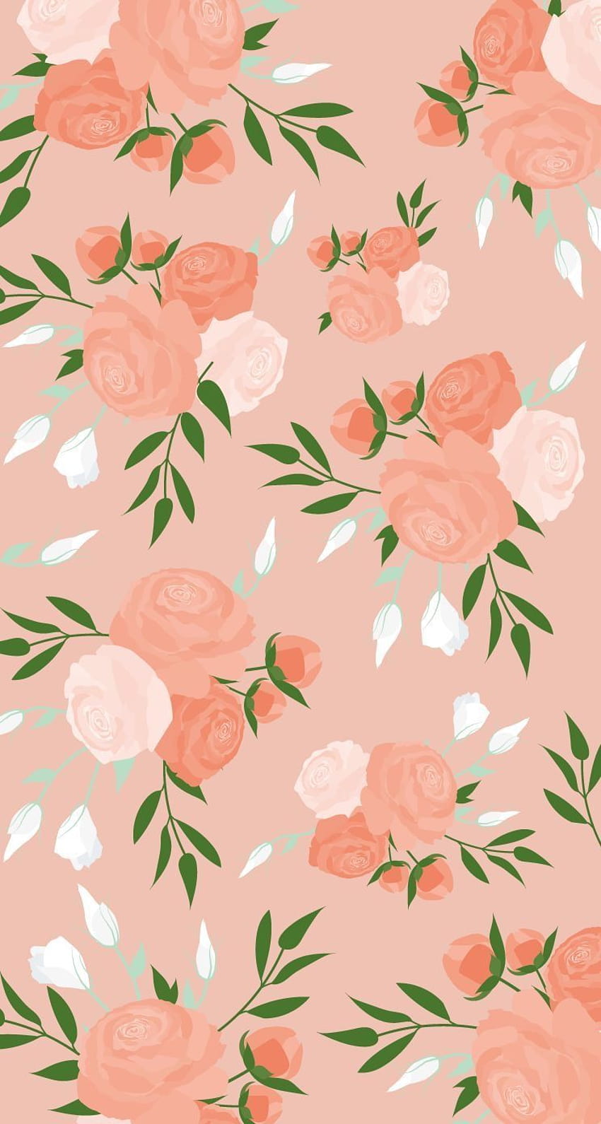 Peach floral HD wallpapers | Pxfuel