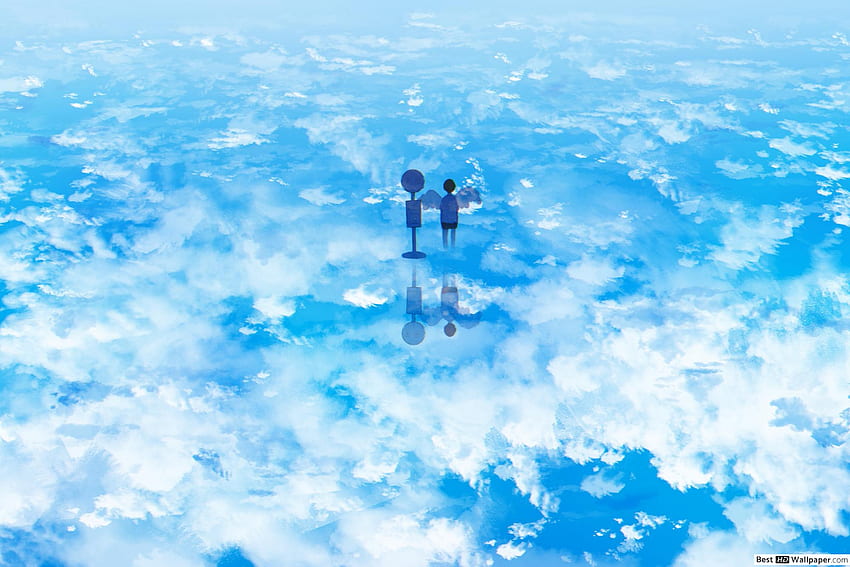 Cloudy Sky, Tokyo Ghoul Sky HD wallpaper