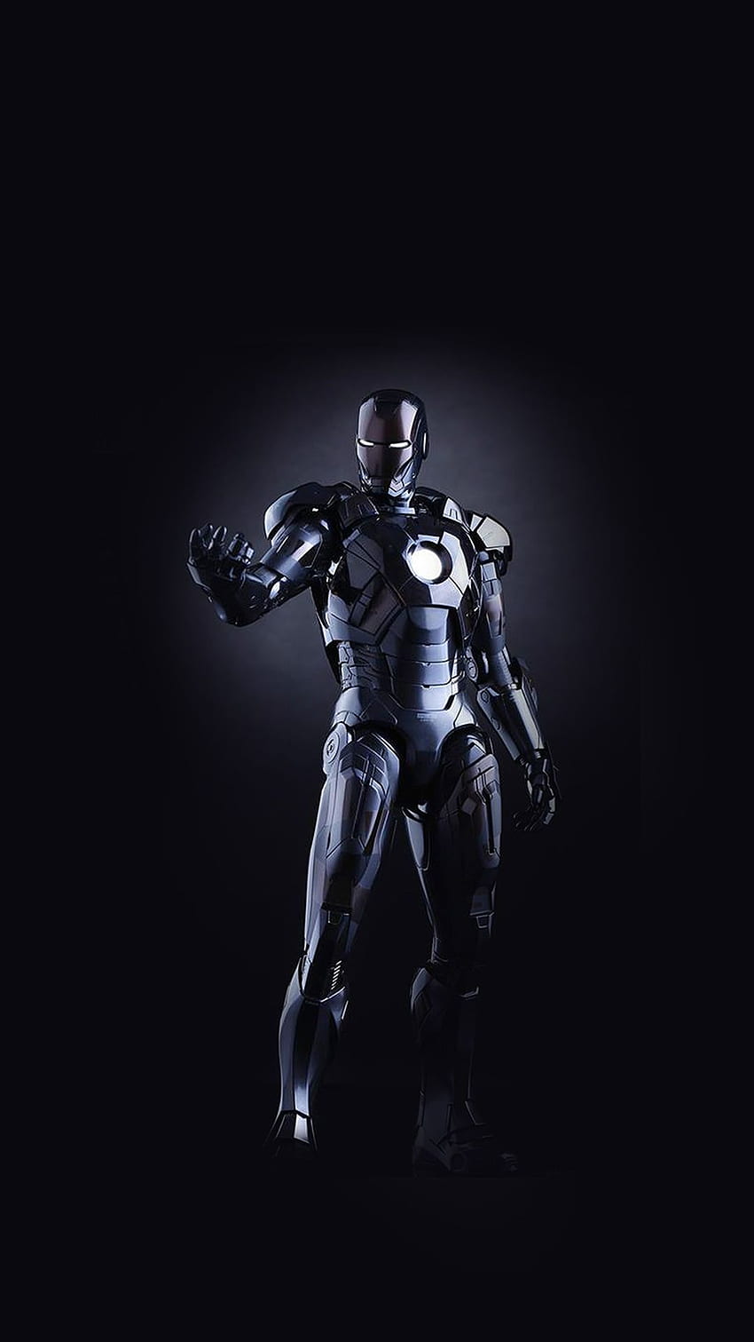Ironman Dark Figure Hero Art Avengers iPhone 6 . iPhone , iPad One. Iron man , Man , Superhero, Avengers Black HD phone wallpaper