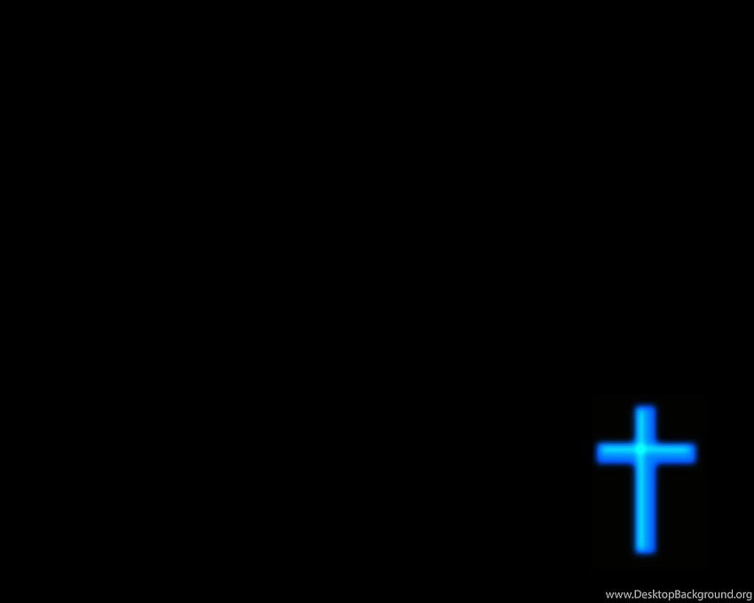 Blauer Neon-Wikimedia-Commons-Hintergrund, Neon-Kreuz HD-Hintergrundbild