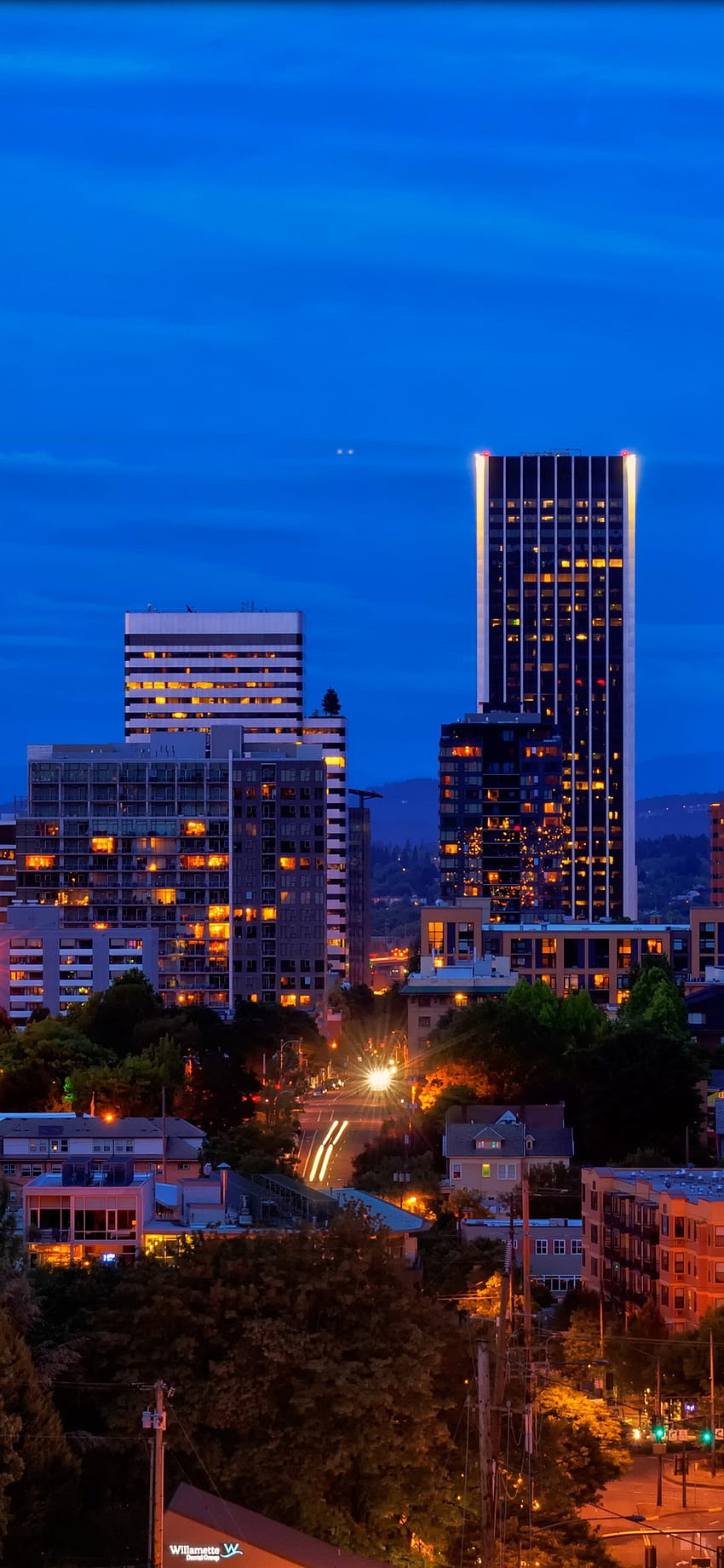 Cityscape Wallpaper 4K, Sunrise, Portland, Panorama