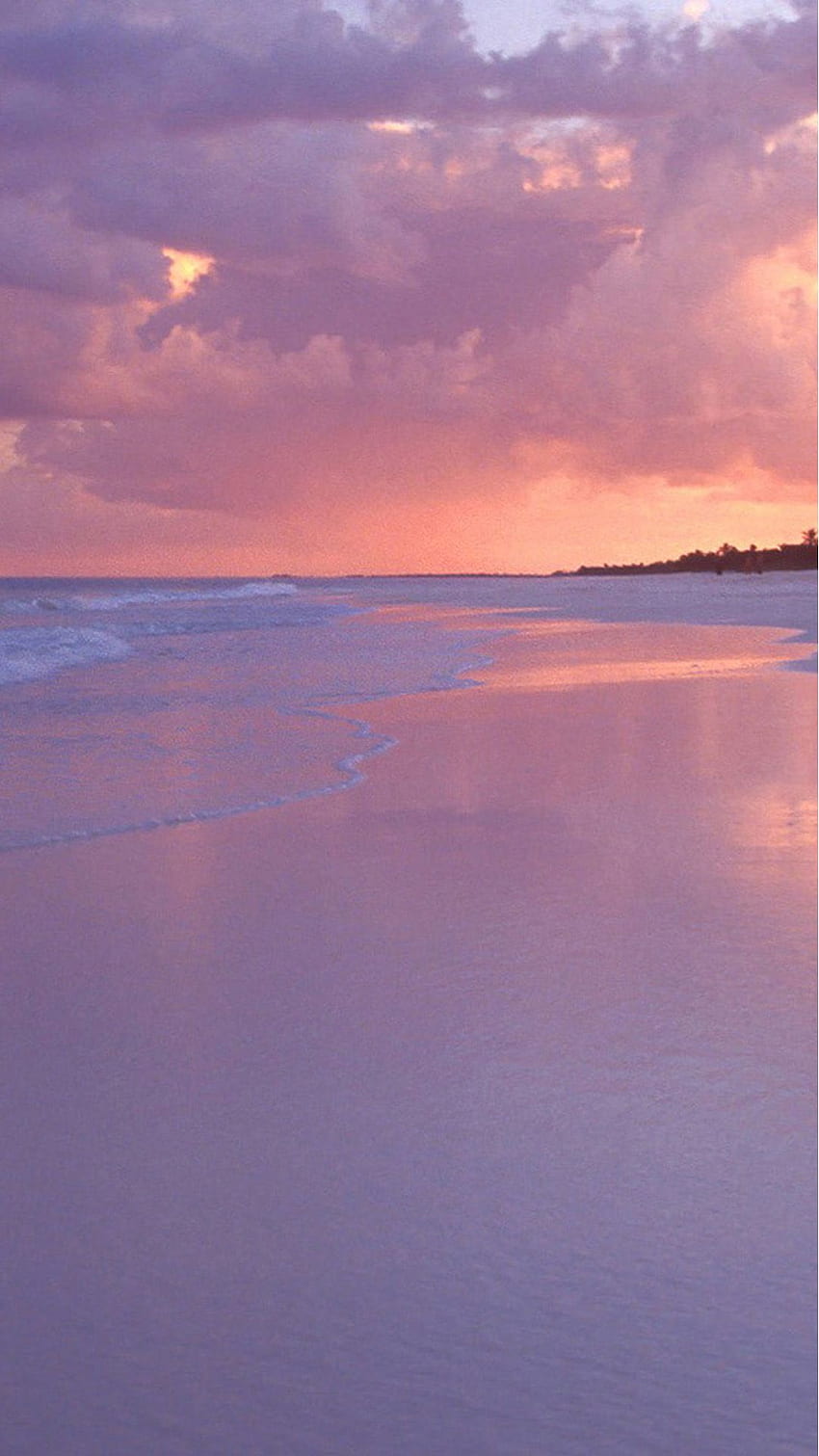 Beach 76 Android - Android, Pink Tropical Beach HD phone wallpaper