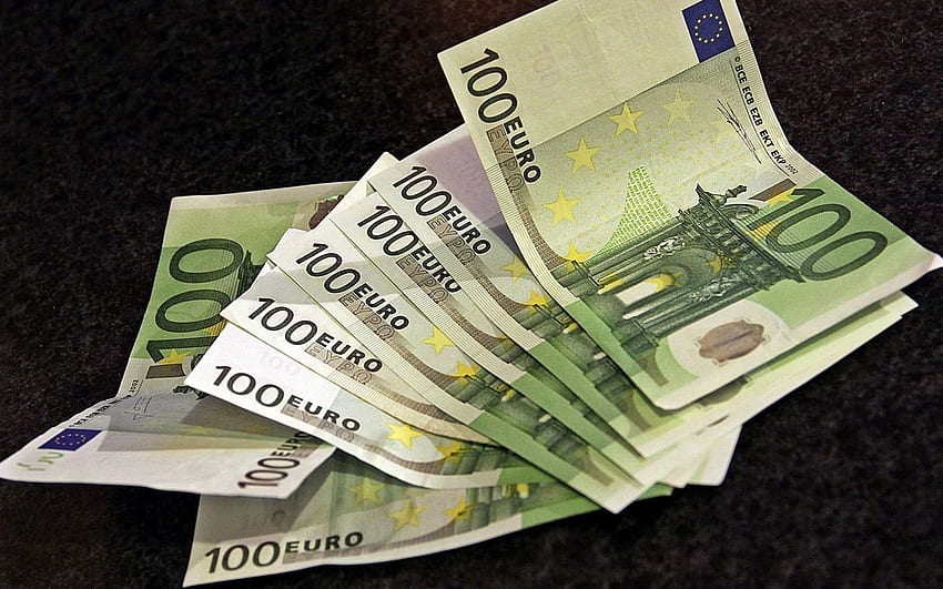 money, euro, green, black 16:10 background, Money Black HD wallpaper