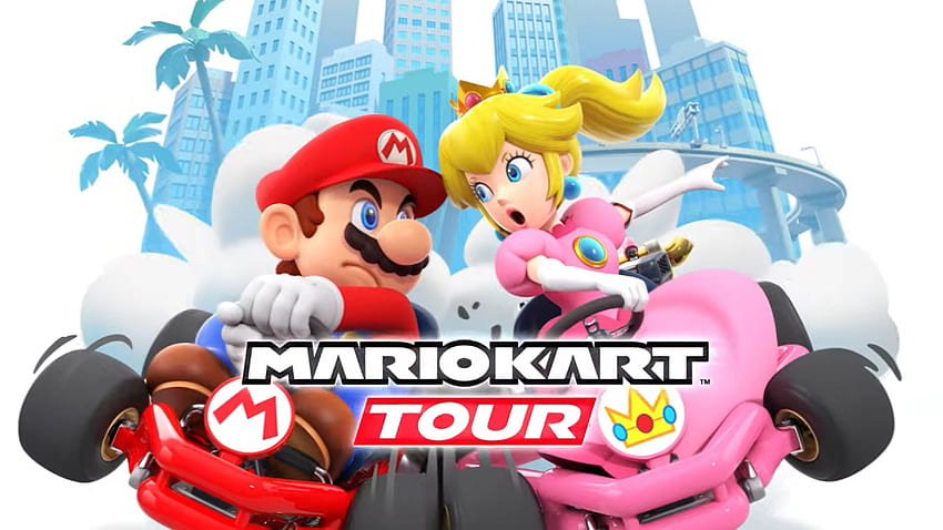 Mario Kart Tour update introduces Team Races and Room Codes multiplayer matches feature HD wallpaper