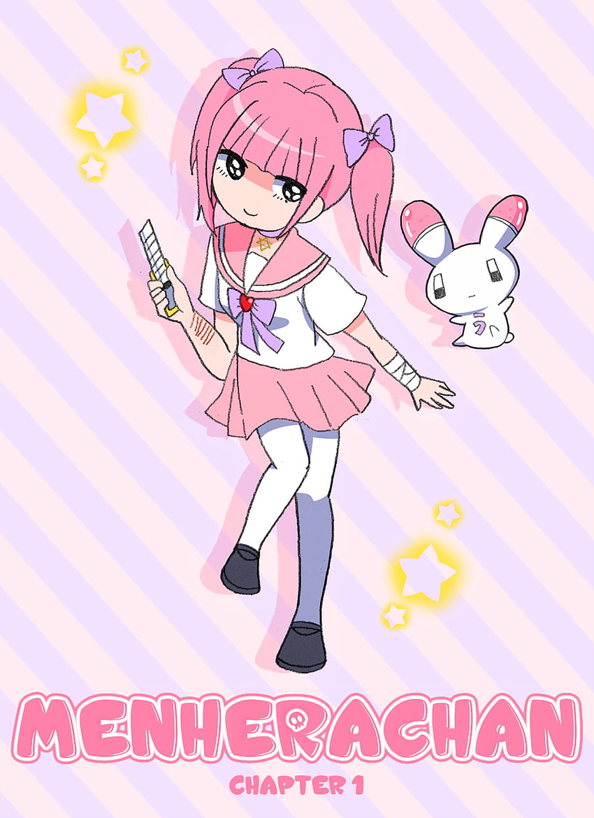 Download Menhera Chan - The Adorable Digital Rebellion Wallpaper