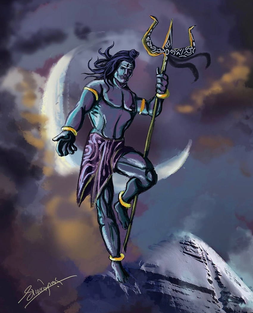 Har Har Mahadev. Lord shiva painting, Shiva, Kali hindu, Mahakal ...