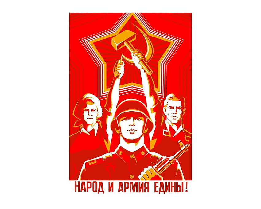 Perang Dunia II Propaganda Rusia Wallpaper HD