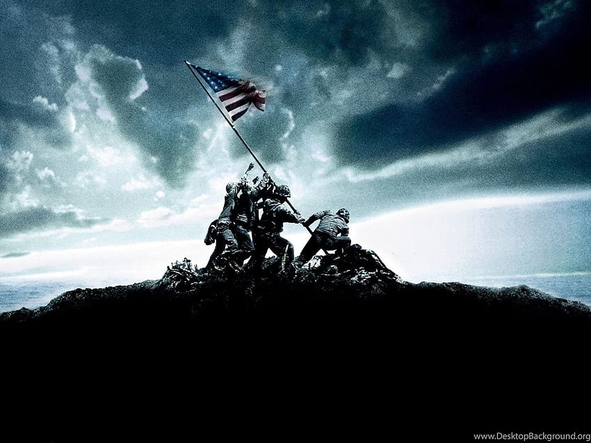 Latar Belakang Iwo Jima, Pertempuran Iwo Jima Wallpaper HD