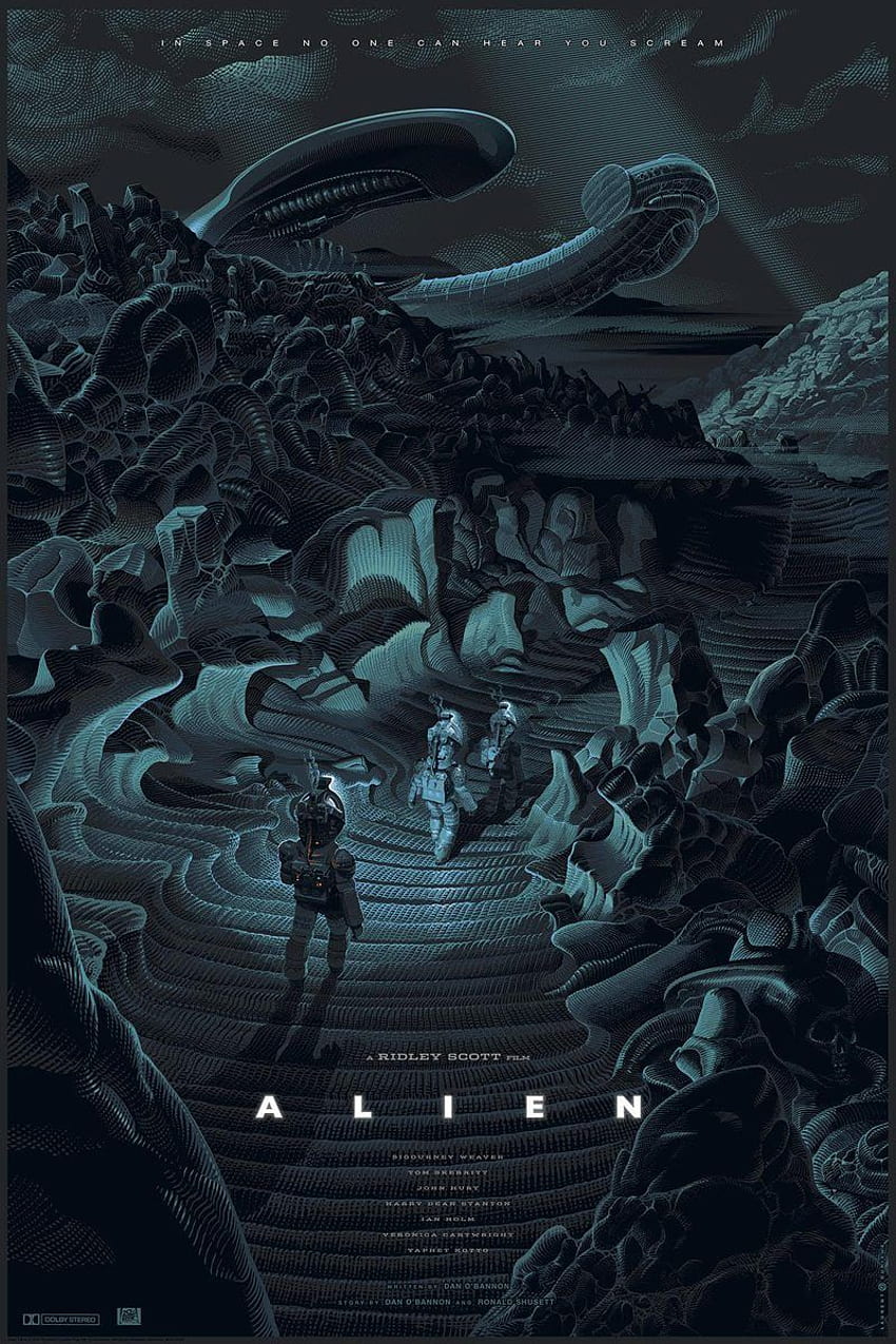 Alien (1979) autorstwa Laurenta Durieux, HQ Background. Galeria. Obcy film, Obcy sztuka, Alternatywne plakaty filmowe, Retro Obcy Tapeta na telefon HD