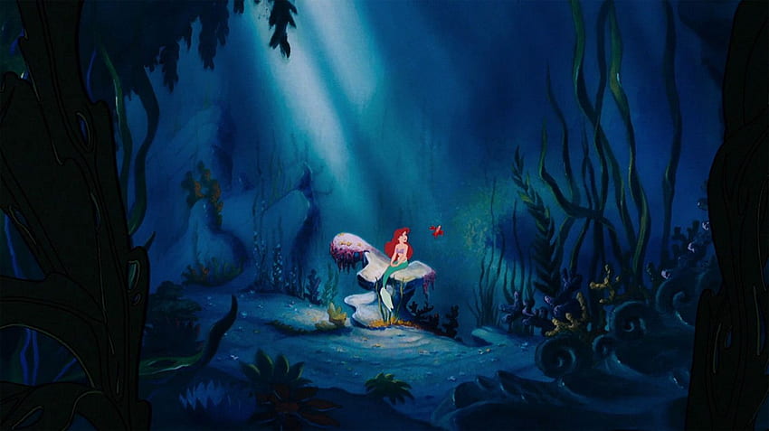 A pequena Sereia . O mundo das maravilhas da Disney. Pequena sereia , Sereia , Disney, Ariel Laptop papel de parede HD