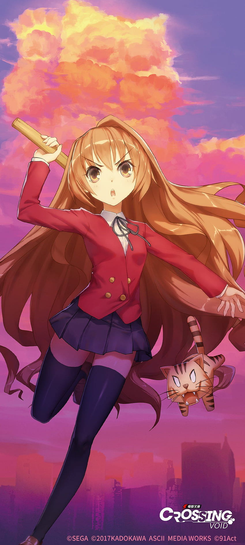 Toradora Taiga Aisaka wallpaper, Anime, Toradora!, HD wallpaper