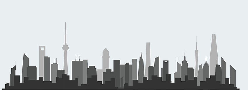 Abstrakter futuristischer Stadthimmel mit modernem Gebäudevektorhintergrund. 2853776 Vektorgrafiken bei Vecteezy, Abstraktes futuristisches Stadt HD-Hintergrundbild