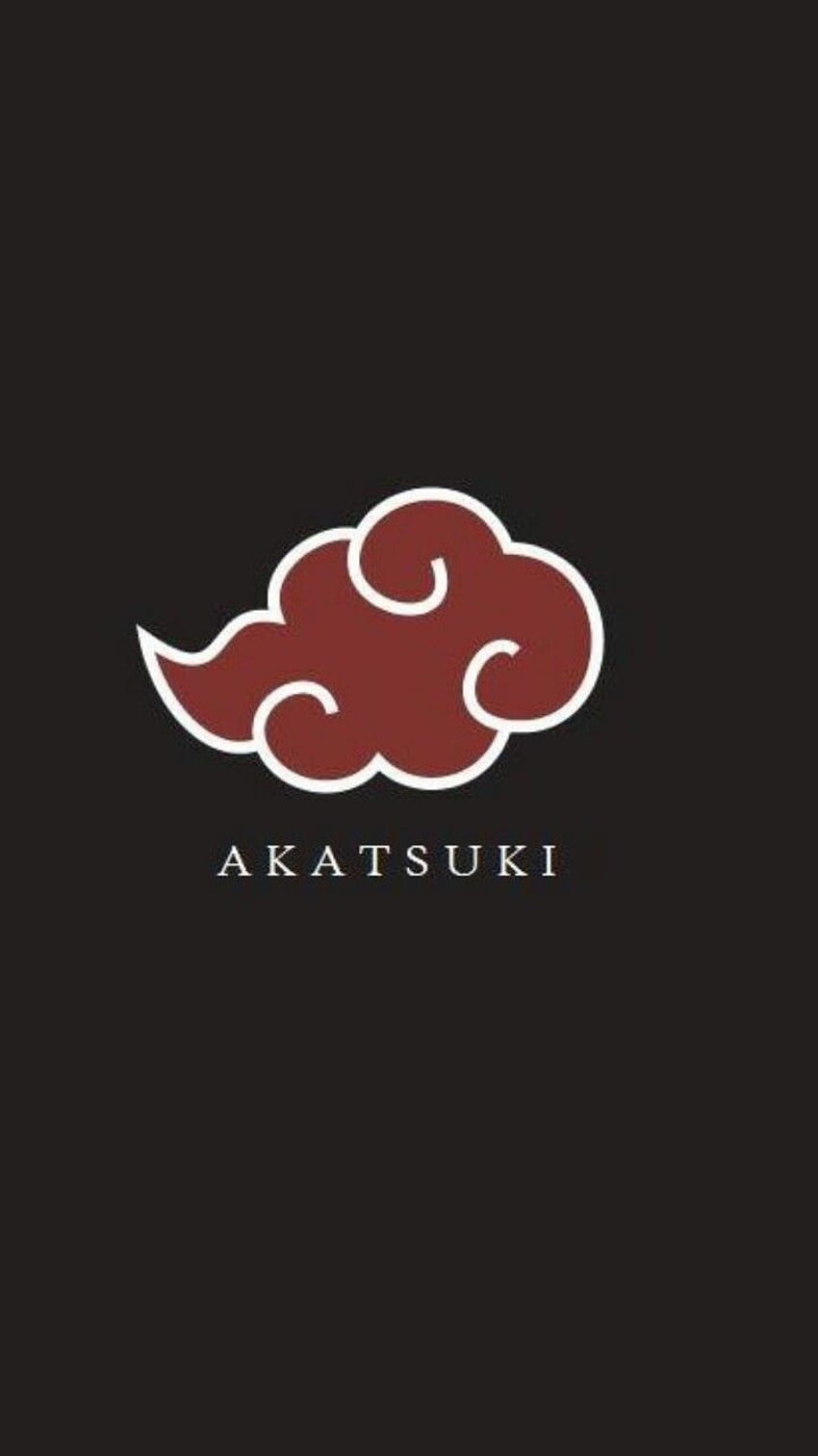 akatsuki cloud, naruto, red, magenta, symbol, minimal, pain, minimalistic, anime HD phone wallpaper