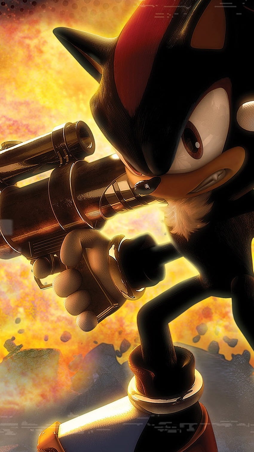 Shadow The Hedgehog, Pistola fondo de pantalla del teléfono