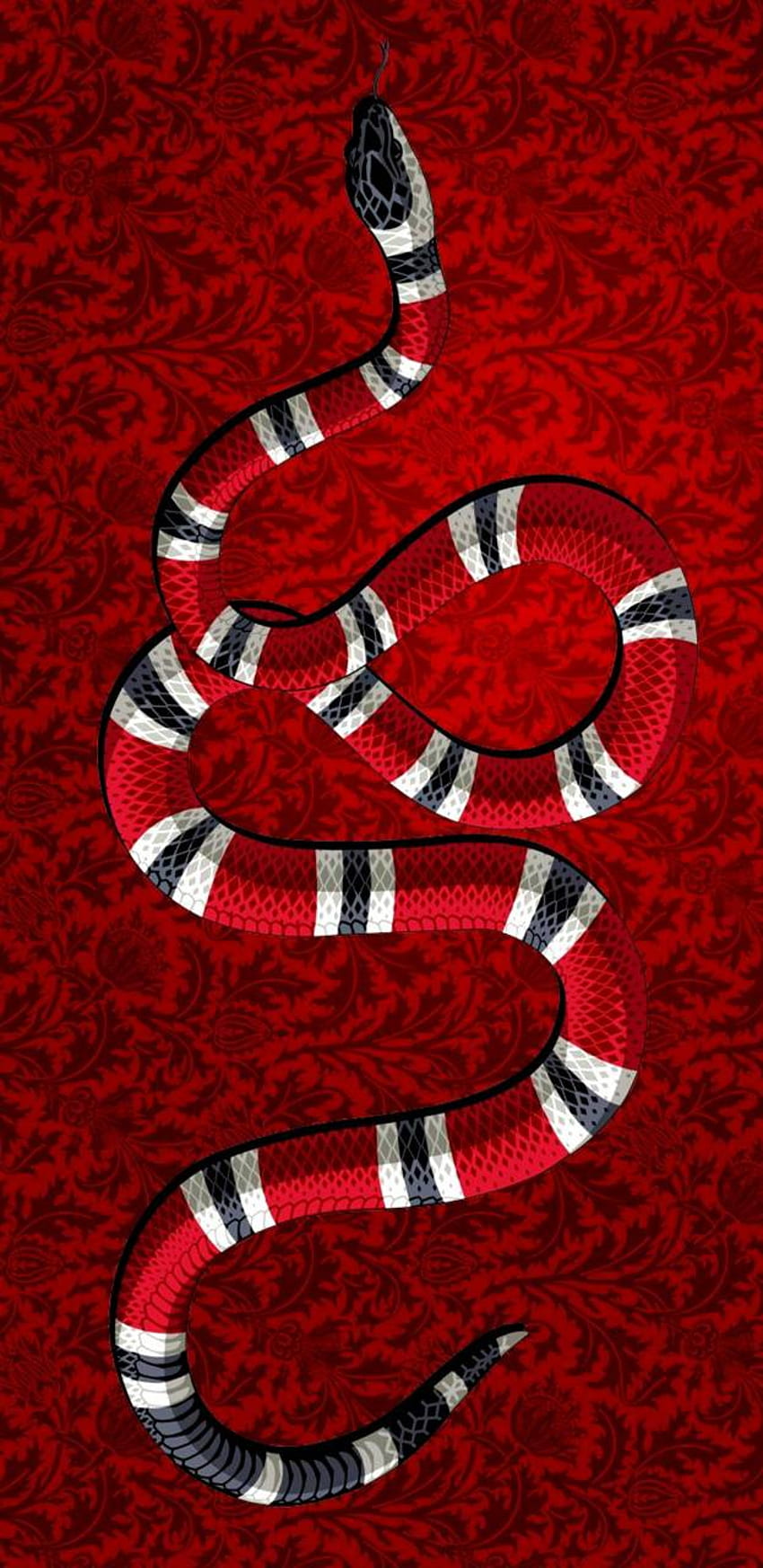 Лого на Gucci със змия HD тапет за телефон