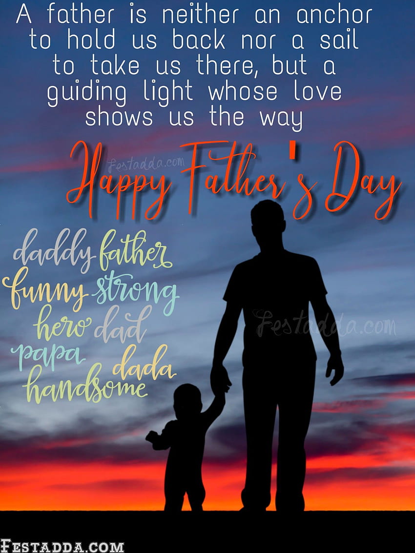 Happy father day quotes, Fatherhood HD phone wallpaper