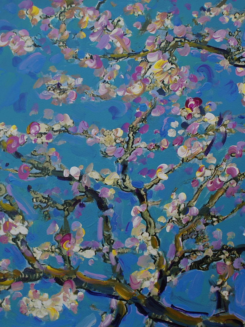 Van Gogh Almond Blossom Top, Van Gogh Almond Flowers HD phone wallpaper