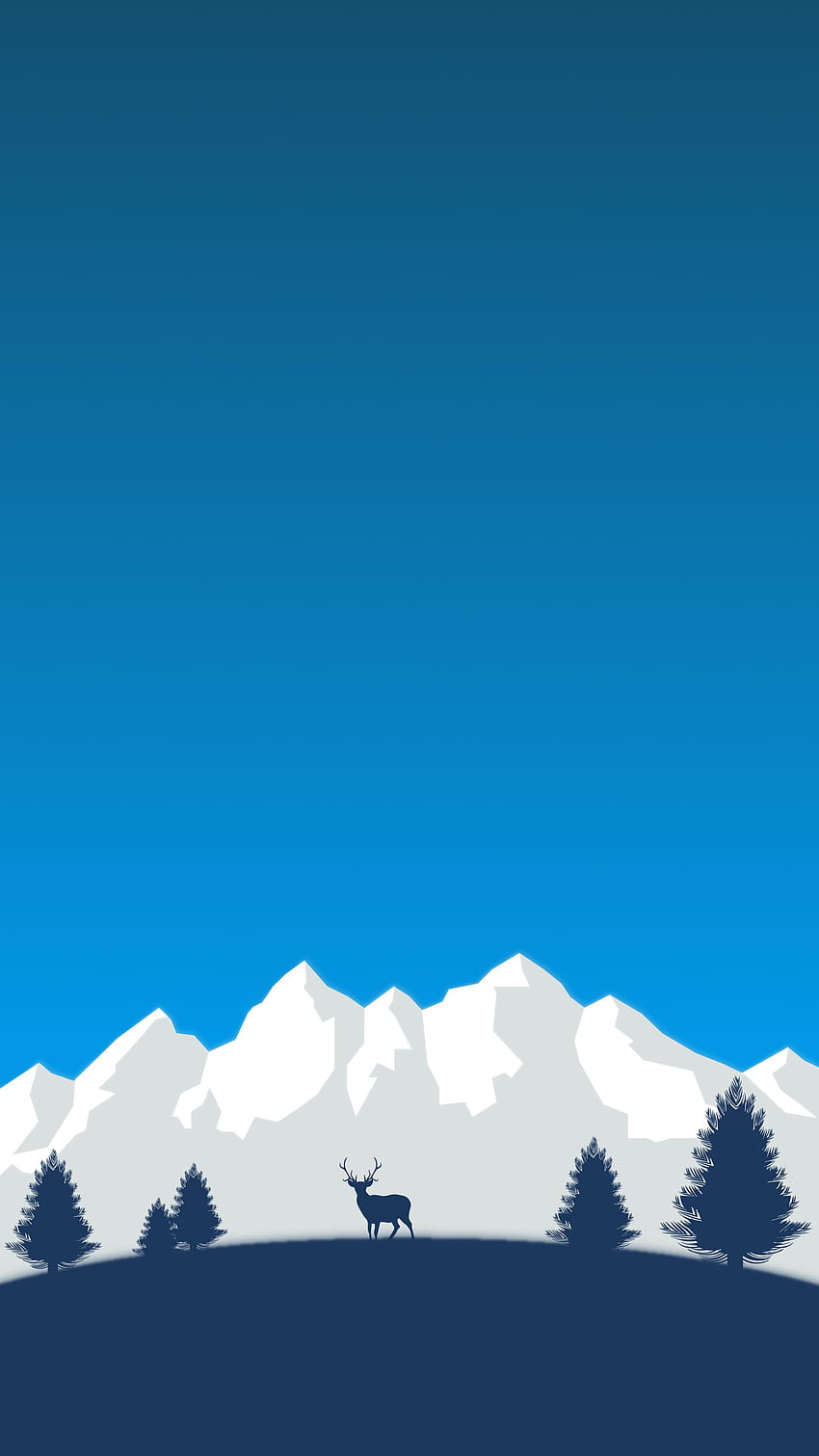 Clean Mountain Sky Blue HD phone wallpaper  Pxfuel