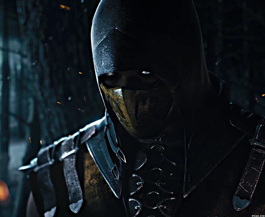 Escuro, guerreiro, Scorpion, Mortal Kombat papel de parede HD