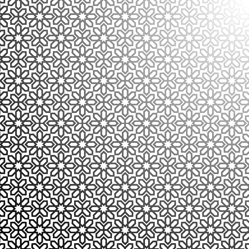아메리카 원주민 디지털 비드 패턴 흑백, 이슬람 패턴 HD 전화 배경 화면