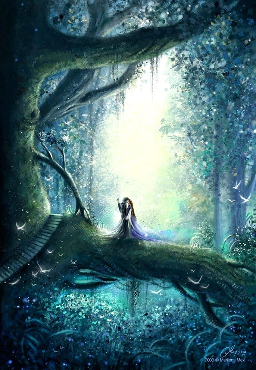 Fairytale Daydreaming, Dark Fairy Tale HD phone wallpaper