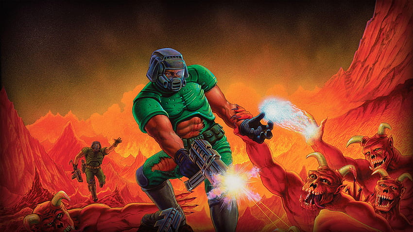 Heres a of doom (1993) if anyone wants it: Doom, Doom Slayer HD wallpaper