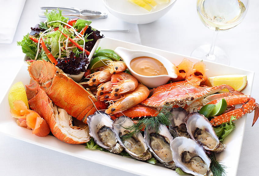 Cold Seafood Platter For 2 - - - Tip, Seafood Restaurant HD wallpaper