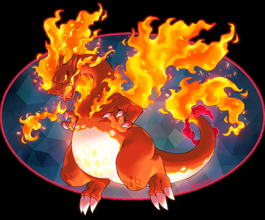 Hâm mộ Charizard? Hãy xem ngay bức tranh Gigantamax Charizard siêu đẹp, đầy sức mạnh và nghệ thuật của Mega Pokemon. Tranh vẽ sẽ khiến bạn cảm thấy như đang ngắm nhìn con rồng huyền thoại nổi danh này!