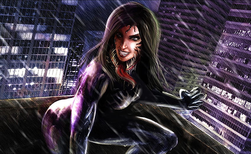 Heroes comics Fantasy young woman Rain, She Venom HD wallpaper