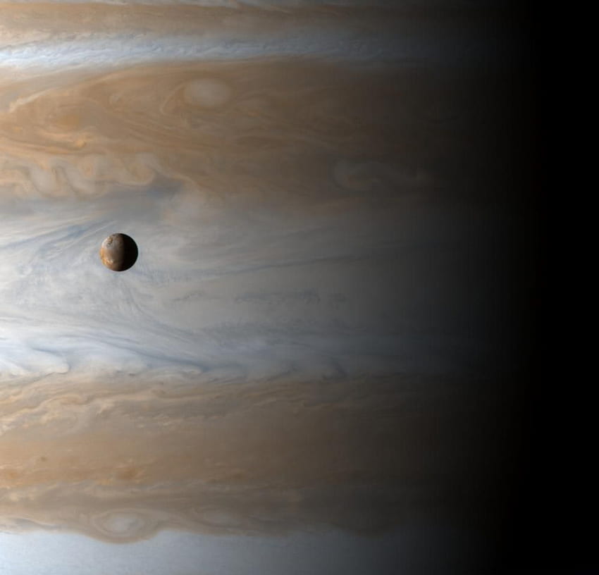 Nowy rok dla Jowisza i Io. Eksploracja Układu Słonecznego: Nauka NASA Tapeta HD
