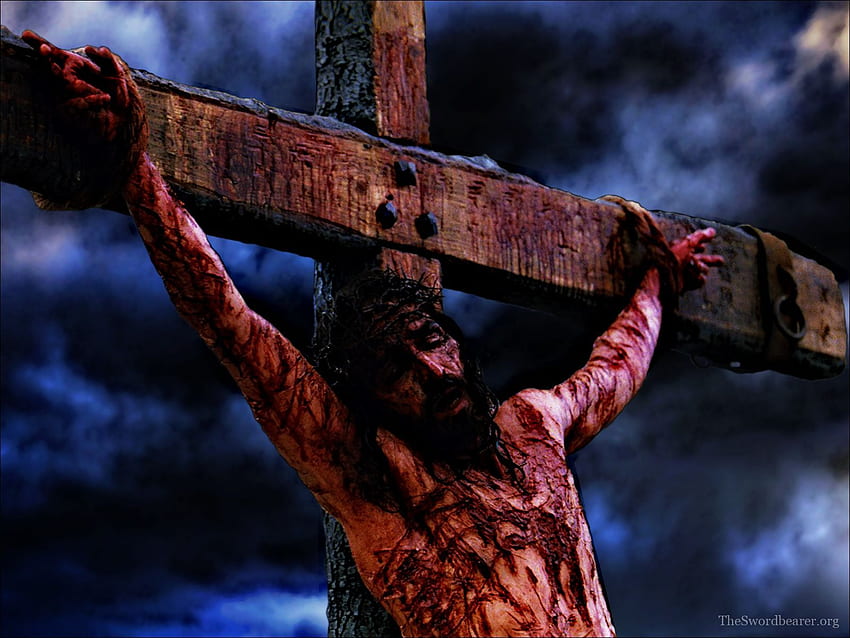 Jesus gekreuzigt - Ich liebe dich Gott, Jesus, Kreuzigung HD-Hintergrundbild