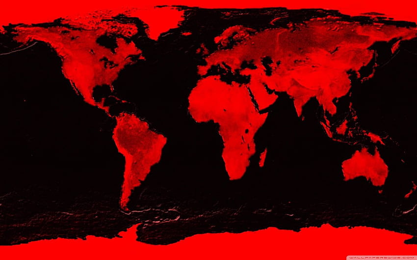 : Red And Black Map for HD wallpaper