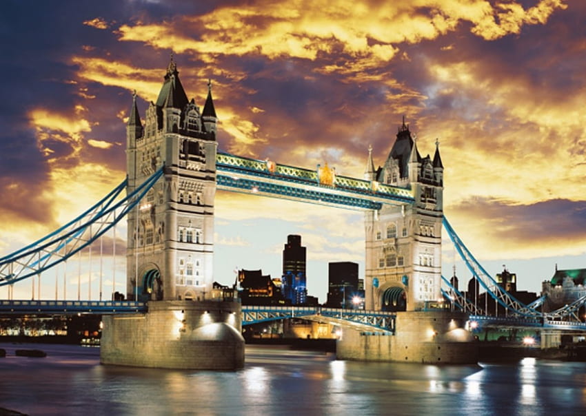 Tower Bridge, London, Reisen, Tower Bridge, London, Sonnenuntergang HD-Hintergrundbild