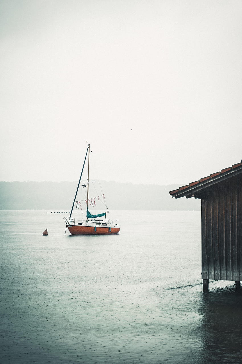 Water, Rain, , , Fog, Boat, Sail HD phone wallpaper | Pxfuel