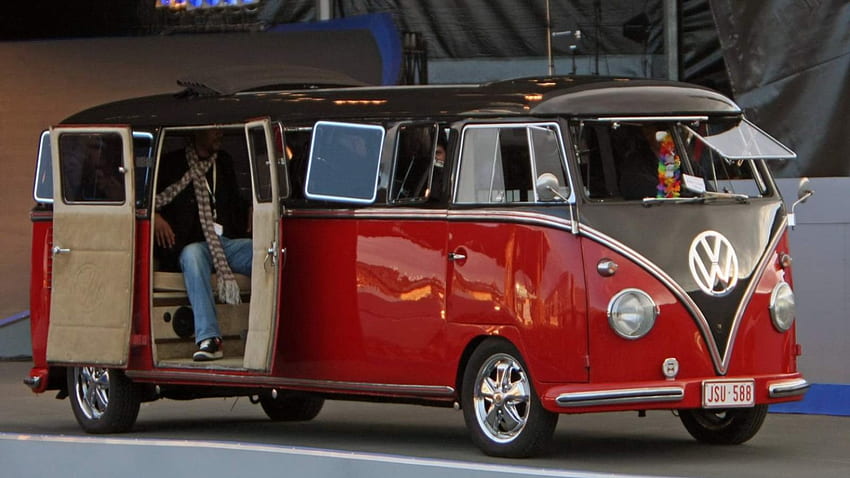 Classic VW Bus Limousine, vw, vw bus, auto, furgone personalizzato, volkswagen, furgoni Sfondo HD