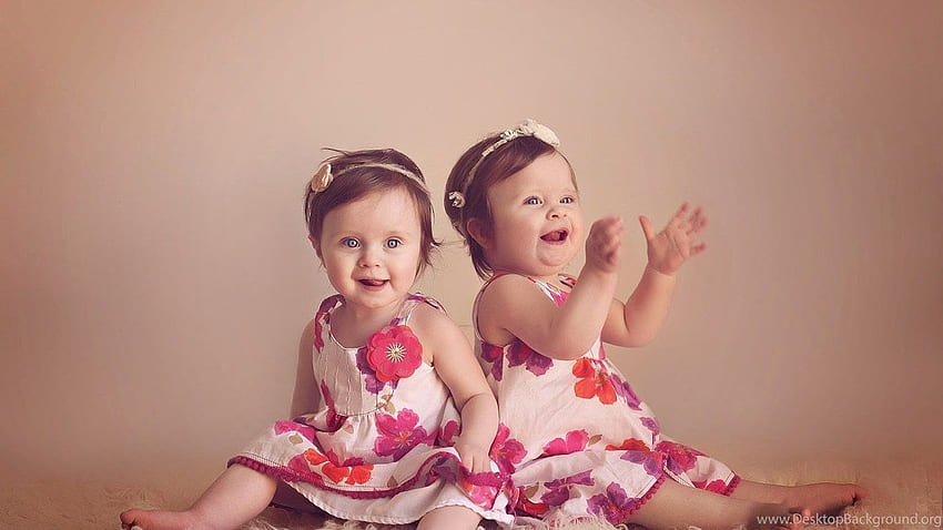 Twin Girls Baby 2015 Cute Twin Boys & Girls Background, Twin Babies HD wallpaper