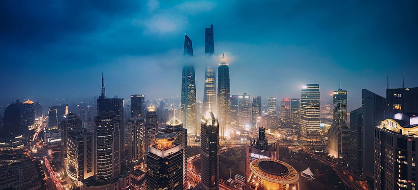 Torre de Xangai papel de parede HD