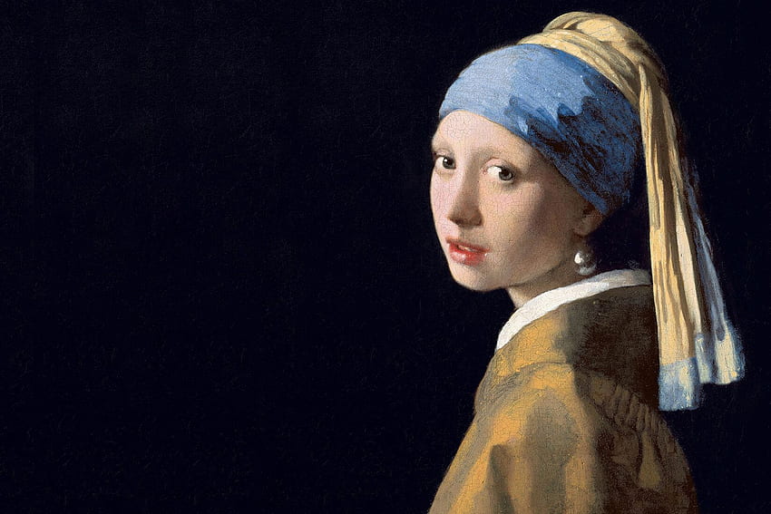 Girl with a pearl earring painting HD wallpaper  Wallpaper Flare