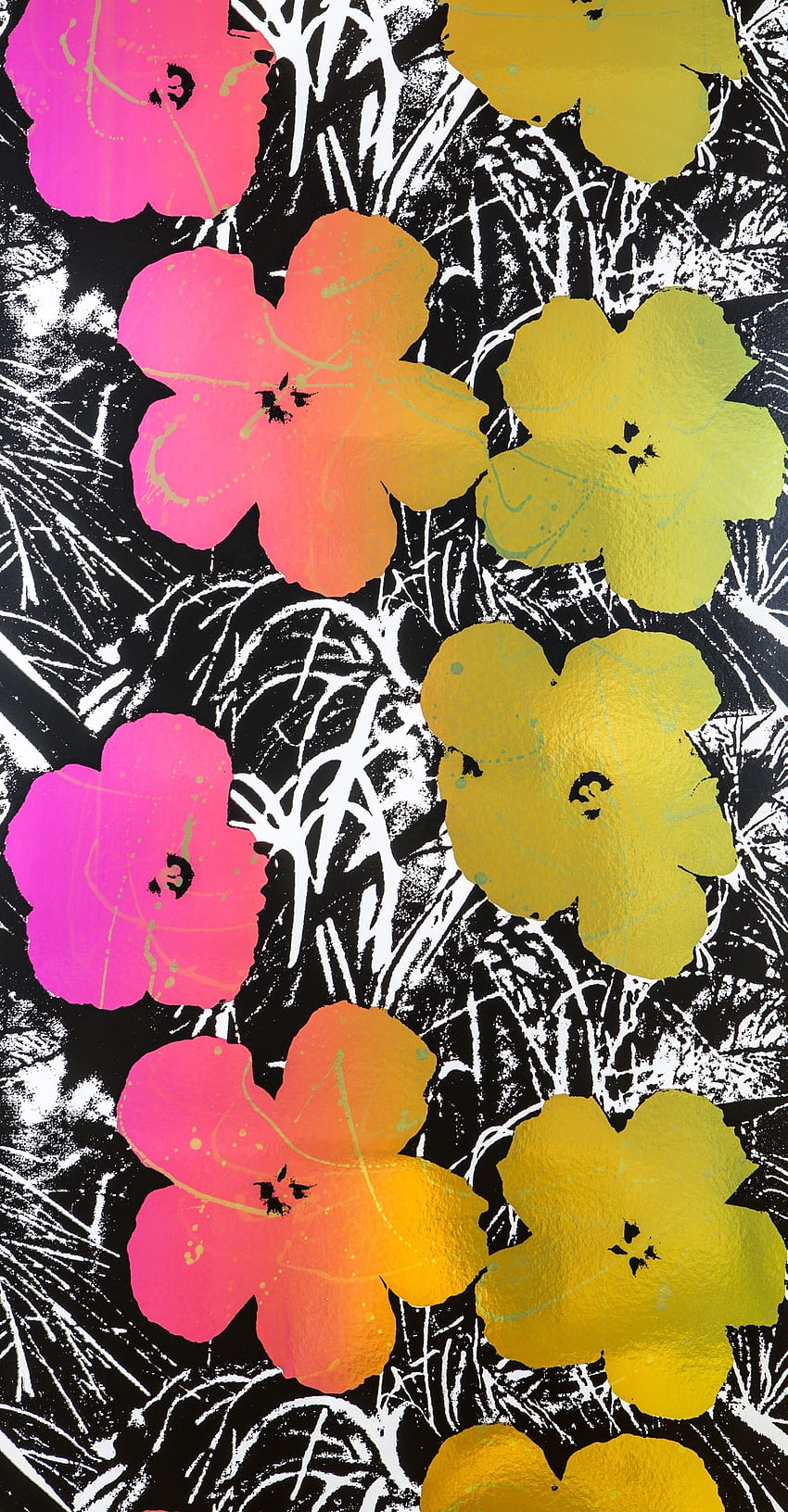 Flores · Papel Sabor, Andy Warhol fondo de pantalla del teléfono