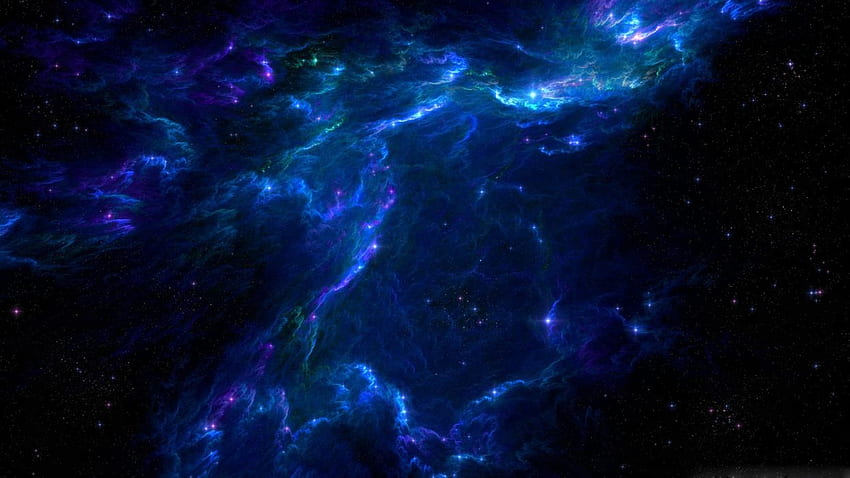 Fantasy universe blue color sky stars amazing HD wallpaper