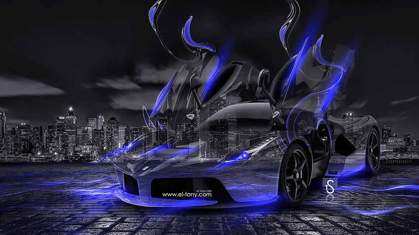 Bmw Fantasy Crystal Blue Energy Car 2013 Design HD-Hintergrundbild
