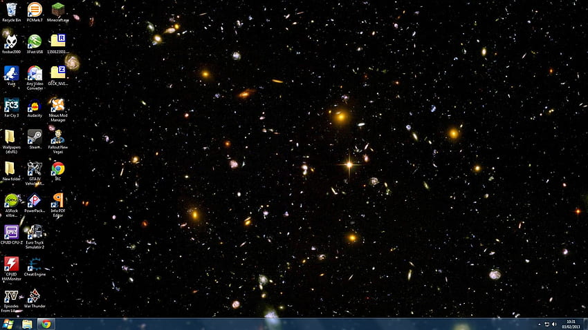Hubble Ultra Deep Field 1920 - Uzayla ilgili ler HD duvar kağıdı