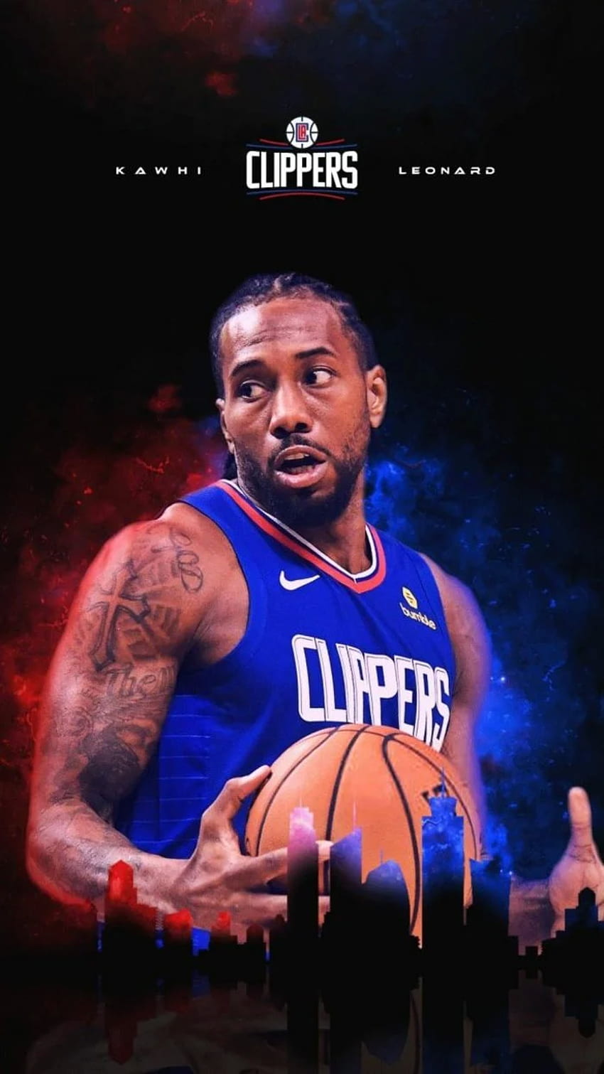 para uma bola de basquete para ajudá-lo a perder menos a NBA, Kawhi Leonard Clippers Papel de parede de celular HD