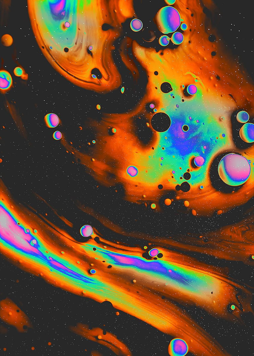 trippy space background