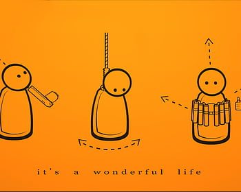 Funny Stickman, Stick Figure HD wallpaper