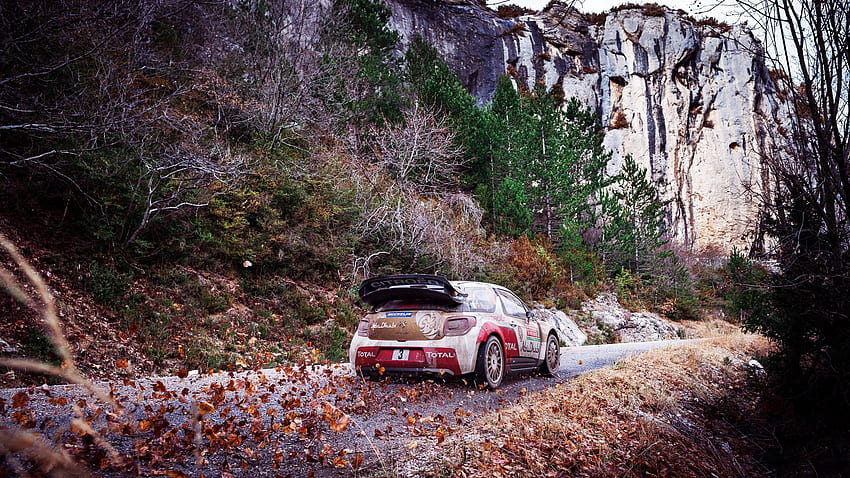 Autumn, Rally, Citroen, Cars, Ds3 HD wallpaper