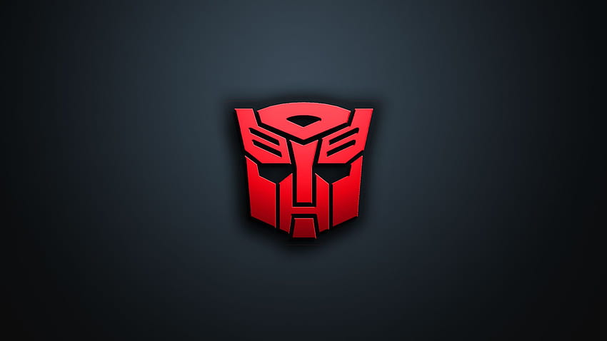 Transformers Logo Minimalist HD wallpaper